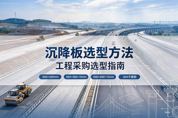 开鲁沉降板选择方法