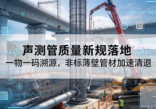 开鲁声测管质量新规落地，一物一码溯源，非标薄壁管材加速清退