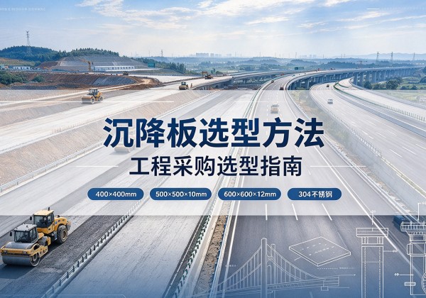 开鲁沉降板选择方法